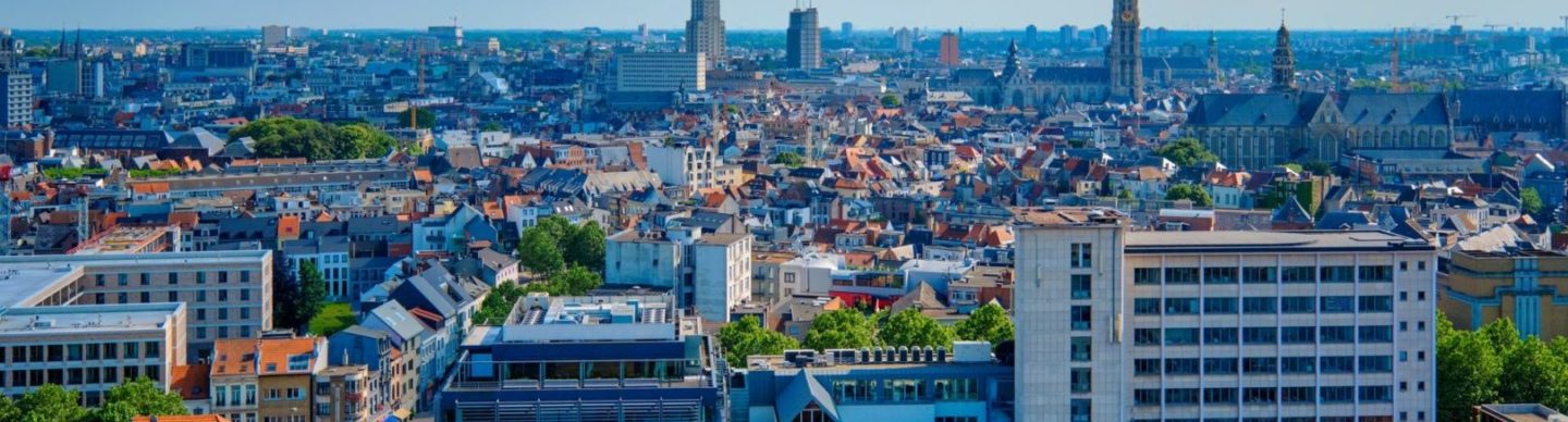 Aerial view of Antwerp